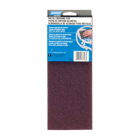 Norton FINISH PAD VFINE 1PK 07660748148